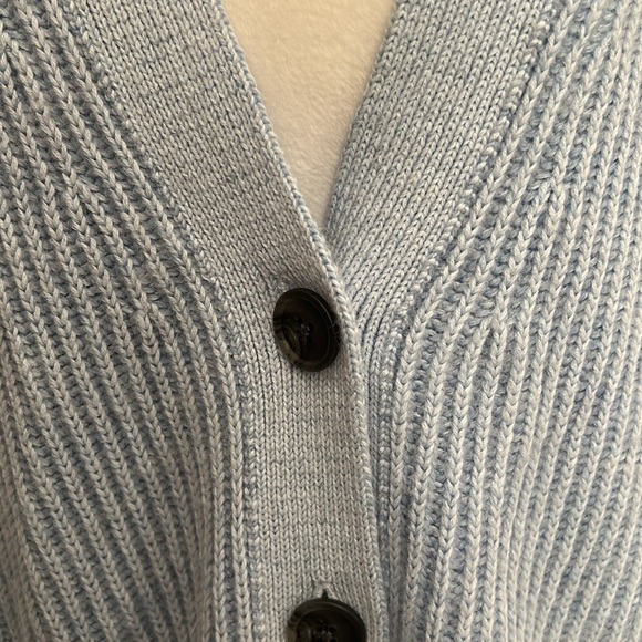 NEW / J.Crew Ribbed V-neck cardigan sweater - Picture 2 of 7